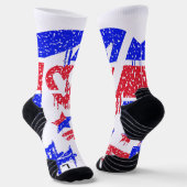 Eine erschütternde Hommage an Vintage Visionen mit Socken (Gewinkelt)