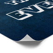 Eine erwachsene Dumb-Idee zu sein Poster (Ecke)