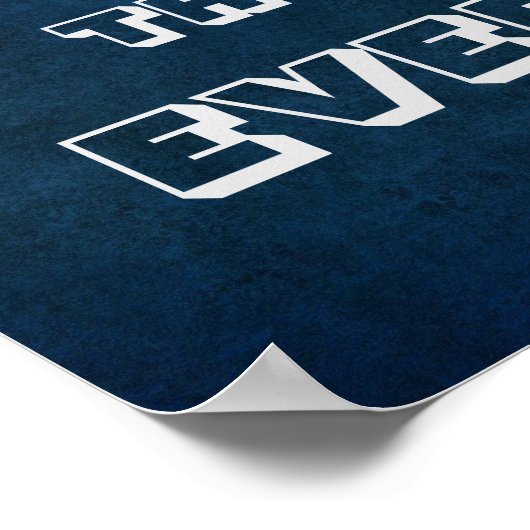 Eine erwachsene Dumb-Idee zu sein Poster (Ecke)