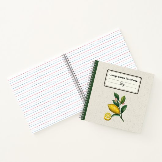 Eine erweiterte Version von Lemon Personalisiert C Notizblock (Innenseite)