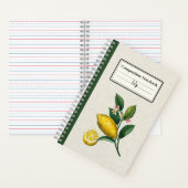 Eine erweiterte Version von Lemon Personalisiert C Notizblock (Innen)