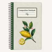 Eine erweiterte Version von Lemon Personalisiert C Notizblock (Vorderseite)