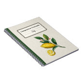 Eine erweiterte Version von Lemon Personalisiert C Notizblock (Rechte Seite)