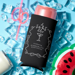 Eine etwas ältere Black Martini Geburtstagsparty Selters Dosenkühler