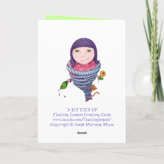 Eine etwas eingetippte Karte (Rückseite)