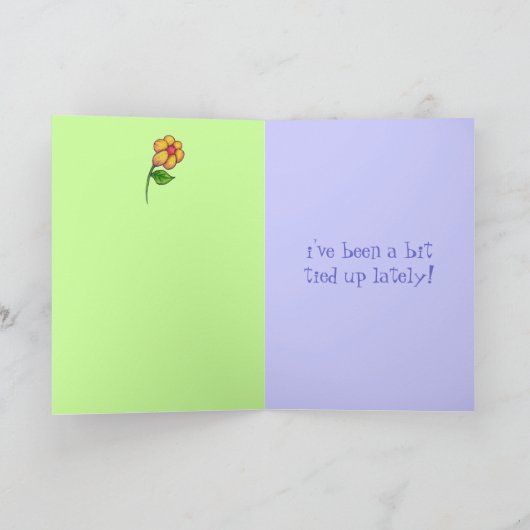 Eine etwas eingetippte Karte (Innenseite)