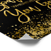 Eine etwas sparkle Motivierend Meldung verlassen Poster (Ecke)