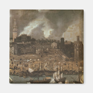 Eine Expedition, die von Sevilla für darlegt Magnet
