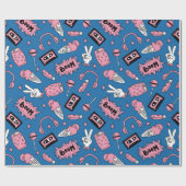 Eine Explosion aus den 90er Jahren Geschenkpapier (Flach)