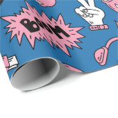 Eine Explosion aus den 90er Jahren Geschenkpapier (Rolleneckpunkt)