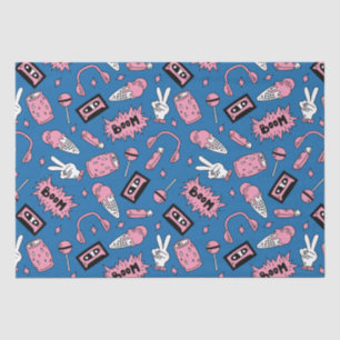 Eine Explosion aus den 90er Jahren Seidenpapier