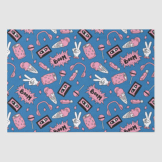 Eine Explosion aus den 90er Jahren Seidenpapier