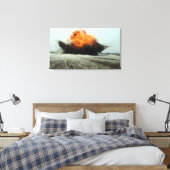 Eine Explosion bricht aus Leinwanddruck (Insitu (Schlafzimmer))