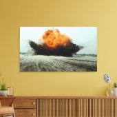Eine Explosion bricht aus Leinwanddruck (Insitu (Wohnzimmer))