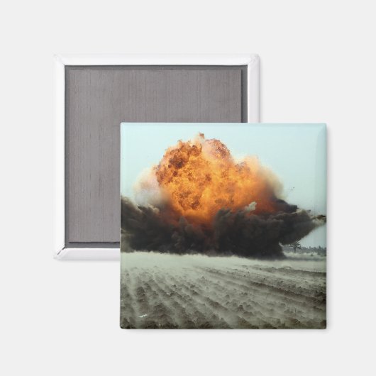 Eine Explosion bricht aus Magnet (Vorderseite/Rückseite)