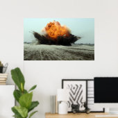 Eine Explosion bricht aus Poster (Heimbüro)