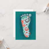 Eine Extravagante Fußkarte Karte (Vorderseite/Rückseite Beispiel)