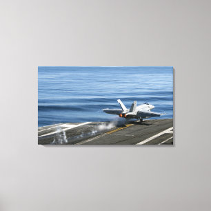 Eine F/A-18E Superhornisse Leinwanddruck
