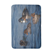 Eine Fahne unterhaltsamer Barrow-Goldeneye Badematte (Vorderseite Vertikal)