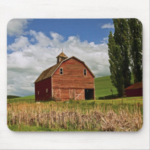 Eine Fahrt durch das Agrarland Palouse Mousepad