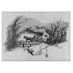 Eine Fahrt durch das Central Park Cutting Board Schneidebrett