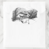 Eine Fahrt durch den Central Park Aufkleber (Tasche)