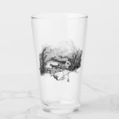 Eine Fahrt durch den Central Park Glass Cup Glas (Rückseite)