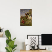 Eine Falkenjagd in Algerien Poster (Heimbüro)