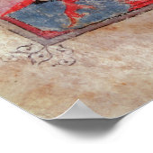 Eine Familie am Tisch für Pessach Poster (Ecke)