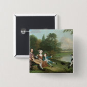 Eine Familie der Angler, 1749 Button (Vorne & Hinten)