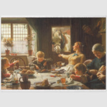 Eine Familie (der Esel wird Gefüttert)