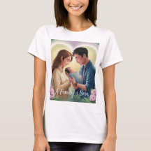 Eine Familie ist geborener T - Shirt für Neueltern