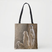 Eine Familie von Meerkats Tasche (Vorderseite)