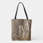 Eine Familie von Meerkats Tasche (Rückseite)