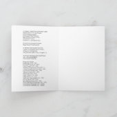 EINE FAMILIENFREUNDLICHE CHRISTMAS FERIENKARTE FEIERTAGSKARTE (Innenseite)