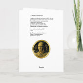 EINE FAMILIENFREUNDLICHE CHRISTMAS FERIENKARTE FEIERTAGSKARTE (Rückseite)