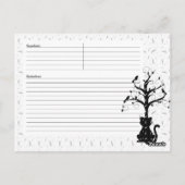 Eine Fantasiekarte für Kinder Postkarte (Rückseite)