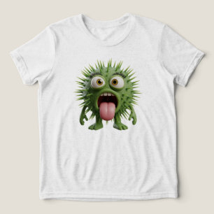 Eine fantasievolle Zeichentrickdarstellung einer g Tri-Blend Shirt