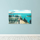 Eine fantastische Aussicht auf den Atlantik Leinwanddruck (Insitu (Holzboden))