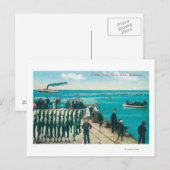 Eine fantastische Aussicht auf den Atlantik Postkarte (Vorne/Hinten)