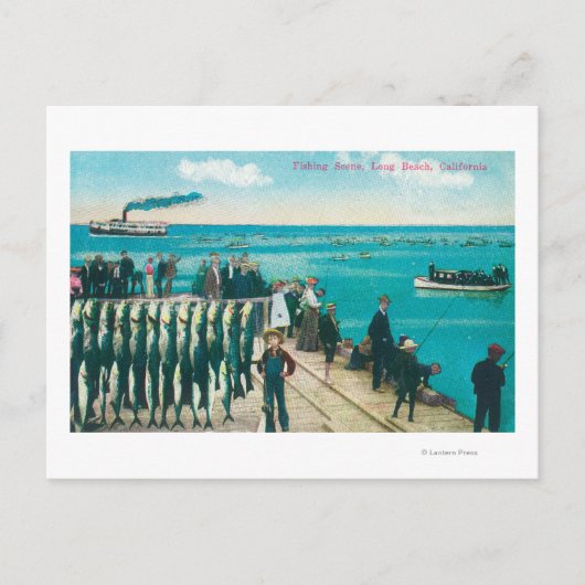 Eine fantastische Aussicht auf den Atlantik Postkarte (Vorderseite)