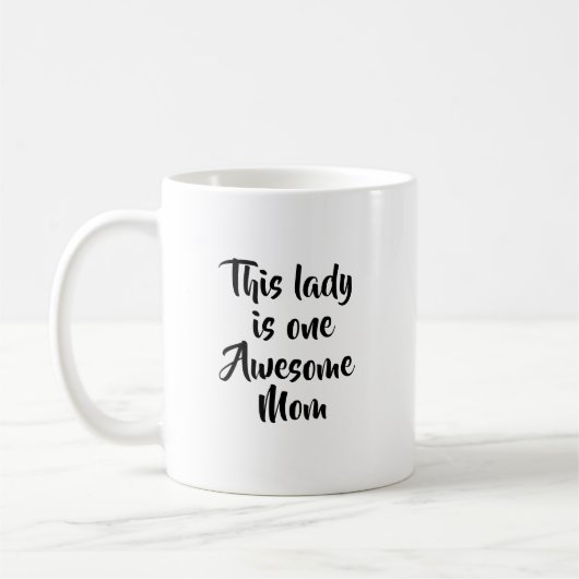 Eine fantastische Mutter Lustig Kaffeetasse (Links)