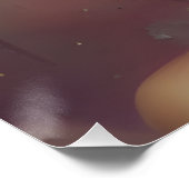 Eine Fantasy-Frau mit Dampfantrieb auf ihrem Kopf Poster (Ecke)