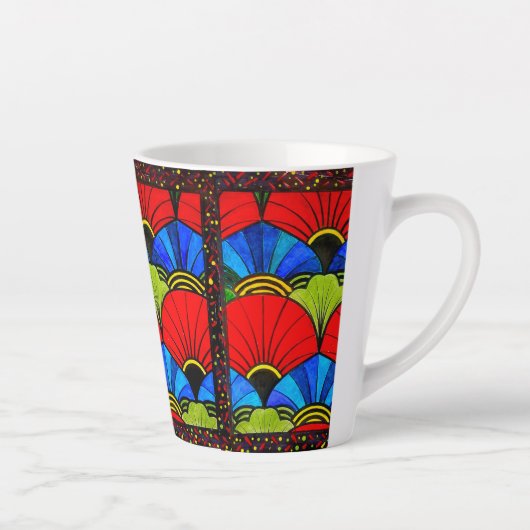 Eine Farbenexplosion der neuesten Tasse (Rechts)