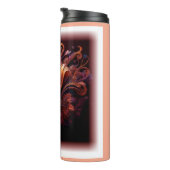 Eine farbenfrohe Blume Thermosbecher (Nach rechts gedreht)