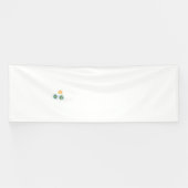 Eine farbenfrohe Clipkunst einer Wildblume mit det Banner (Horizontal)