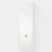 Eine farbenfrohe Clipkunst einer Wildblume mit det Banner (Vertikal)