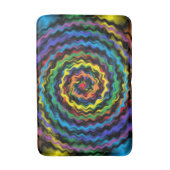 Eine farbenfrohe Detonation Badematte (Vorderseite Vertikal)