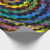 Eine farbenfrohe Detonation Geschenkpapier (Ecke)