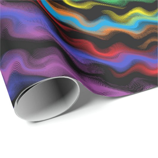 Eine farbenfrohe Detonation Geschenkpapier (Rolleneckpunkt)